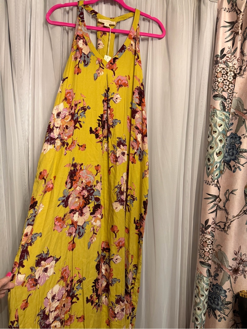 lovestitch Yellow Floral Maxi Dress